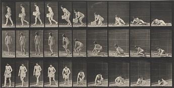 EADWEARD MUYBRIDGE (1830-1904) A selection of 11 plates from the classic series Animal Locomotion showing women in motion.